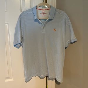 Tommy Bahama Polo Shirt (Blue/White)